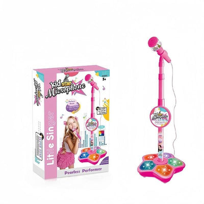 🎤 Micro Karaoké Enfant avec Support – Le Cadeau Parfait pour votre Petite Star ! 🎶