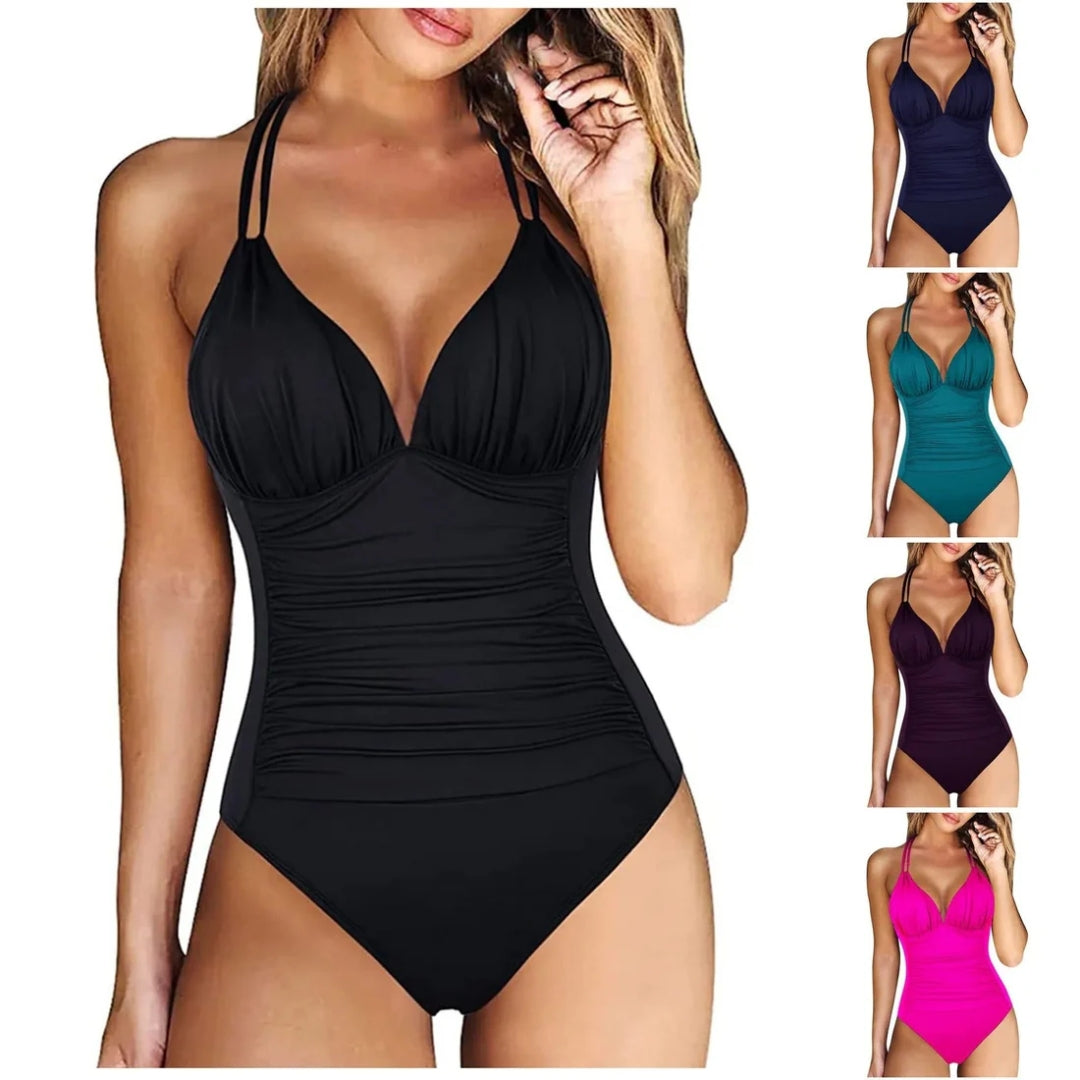 Corrigerende Push-up Bikini met V-Hals