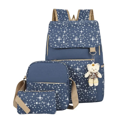 Complete 3-Delige Schooltas Set Voor School