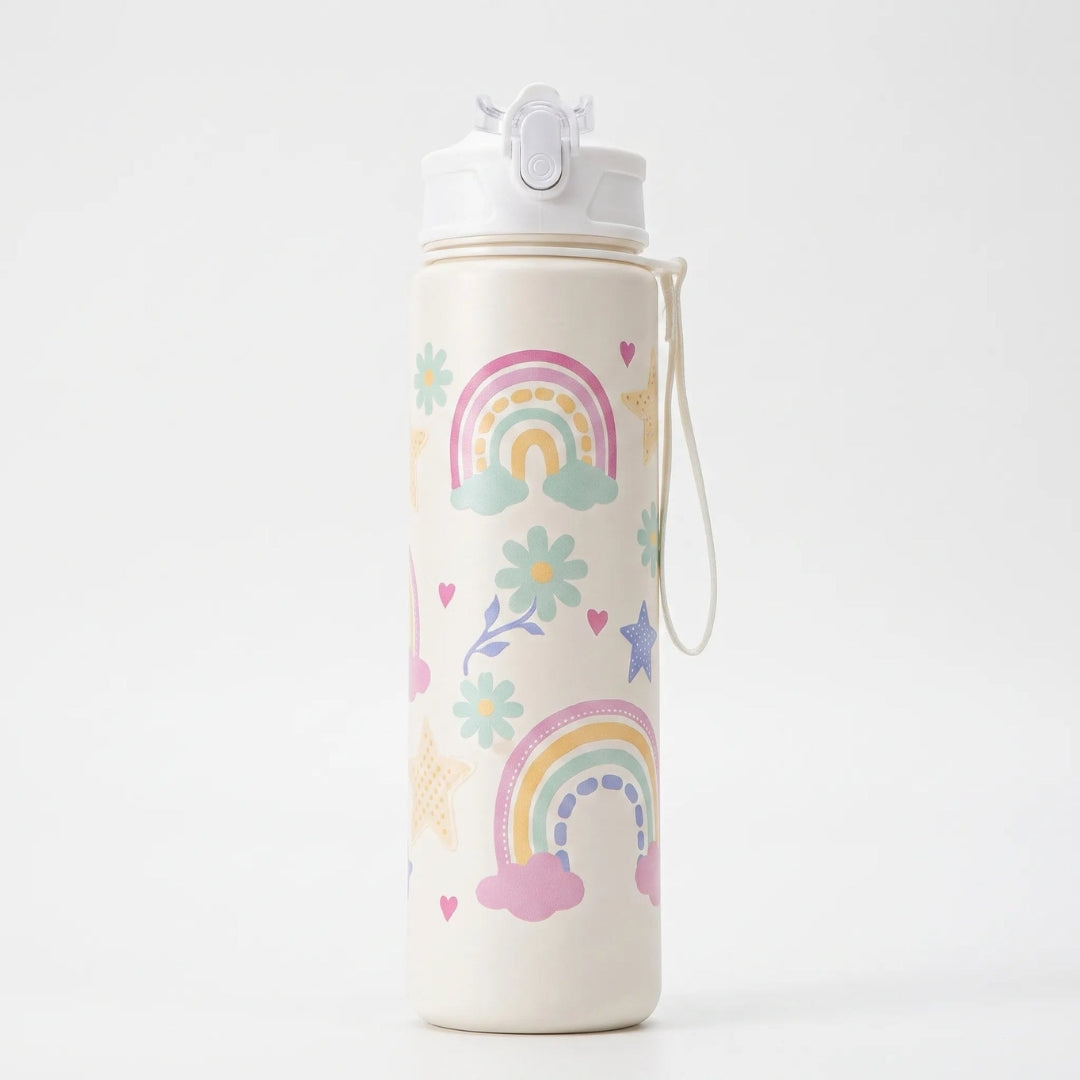 Herbruikbare Drinkfles Voor Kinderen met Rietje