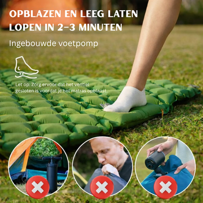 Camping matras - 2-persoons voor camping en outdoor