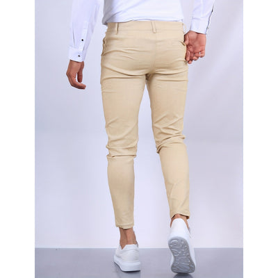 Heren Skinny Chino - Moderne Slim Fit Broek