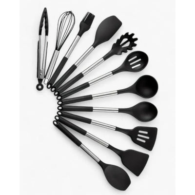 Keukengerei Set - Complete Siliconen Kookset met Houder - NordicChef