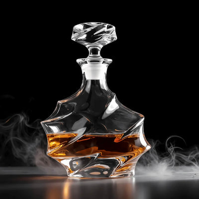 Noble Oak  - Whisky Decanter - Handgemaakt Kristal & Luxe Design