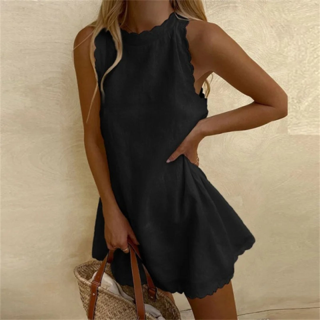 Solévia - Linnen Zomerjurk met Speelse Details