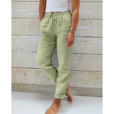 Linnen broek voor dames - Clara