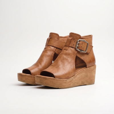 Sandalen Dames - Plateau Sleehak