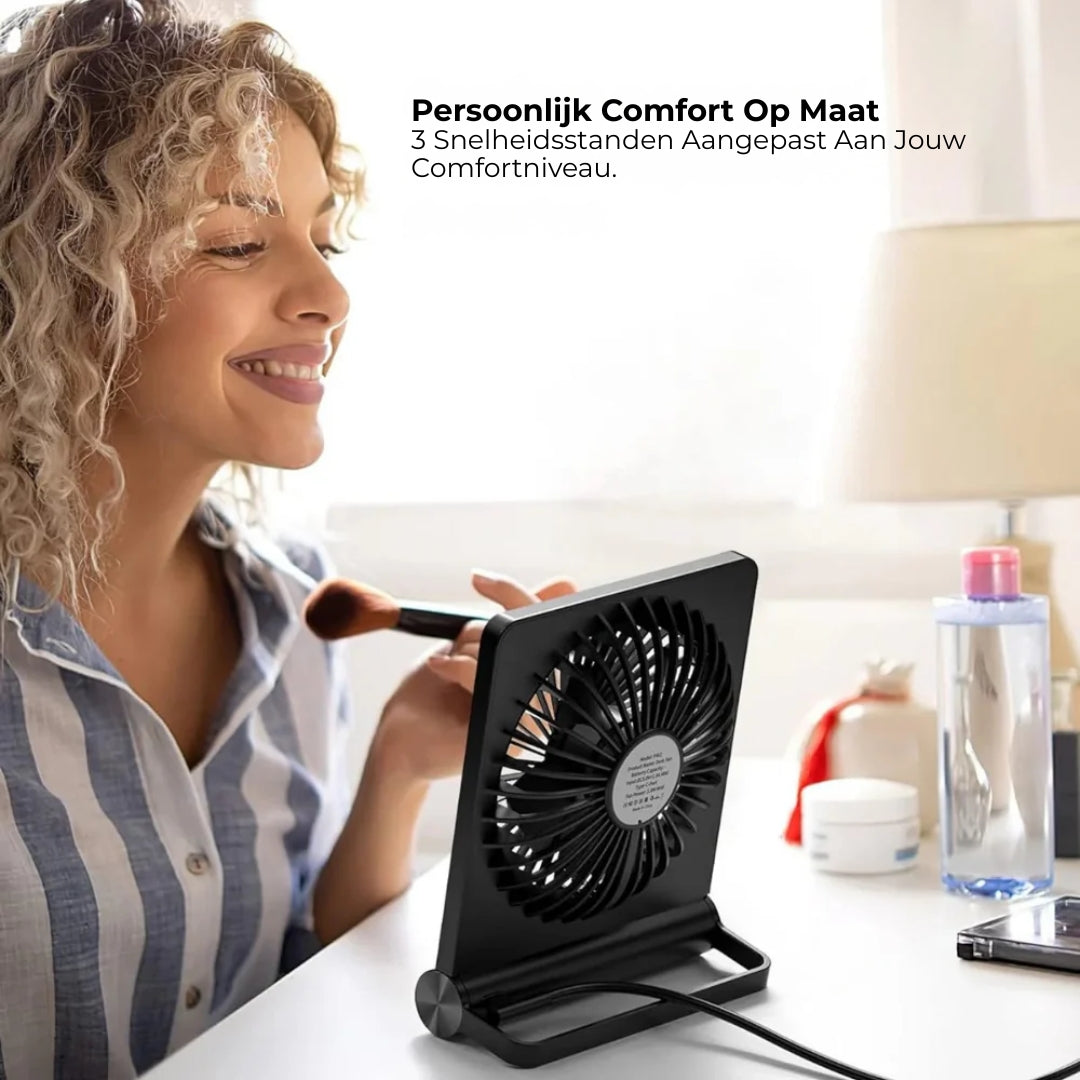 USB Ventilator - Stille Bureauventilator Met Krachtige Koeling