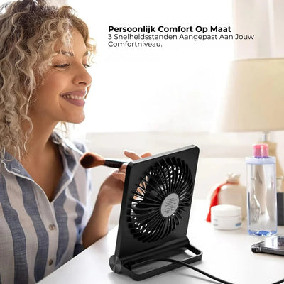USB Ventilator - Stille Bureauventilator Met Krachtige Koeling