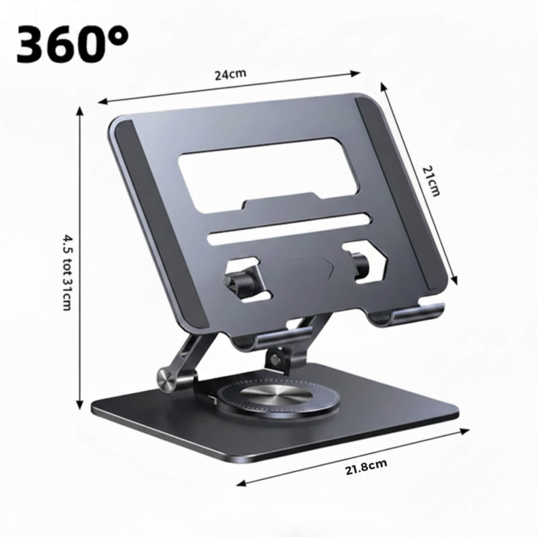 360° Pro Laptop Standaard – Minder Nekpijn & Perfecte Kijkhoek - ErgoLift