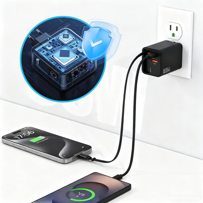 Snellader - 65W Dubbele USB Oplader