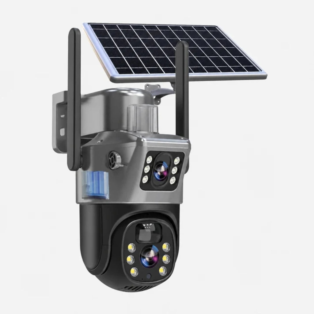 Draadloze Buitencamera - 4K Beveiliging Met Zonnepaneel