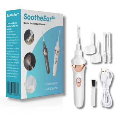 Oorreiniger met zachte zuigkracht