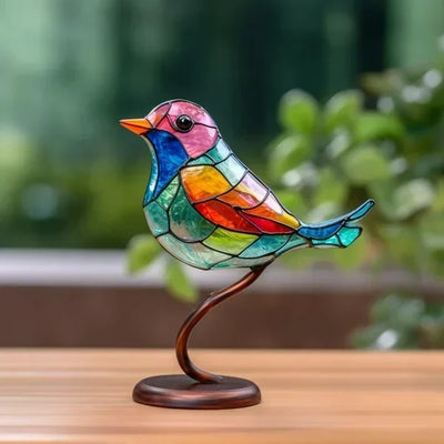 Vogel Beeldjes - Luxe Gekleurde Vogel Decoratie - Aviloura