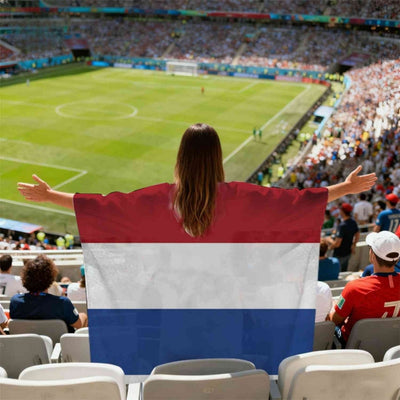 WK Vlag - Lichtgewicht Supporterscape Voor Fans - Support Cape