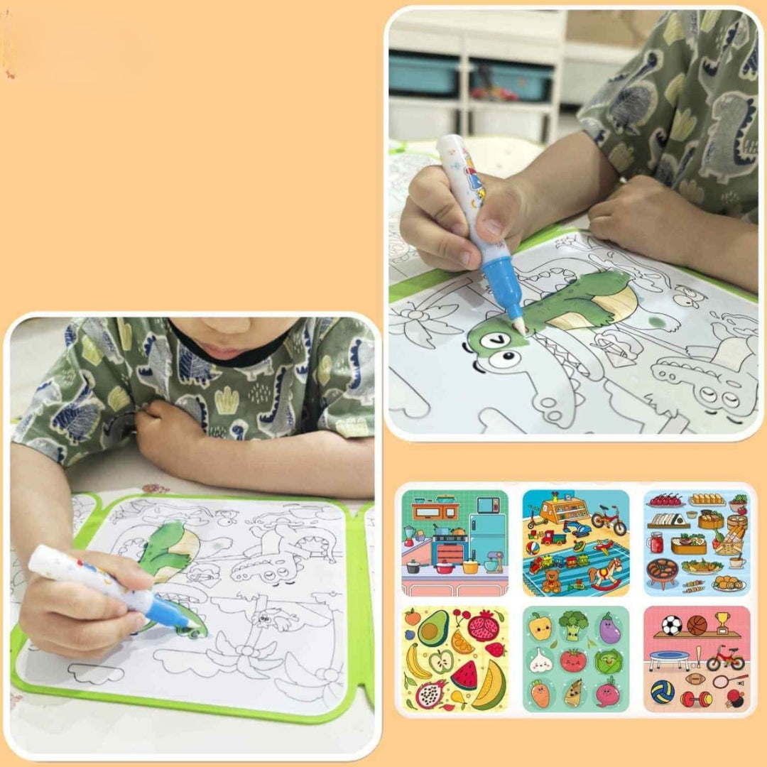 Herbruikbaar Water Kleurboek Voor Kinderen - AquaDoodle