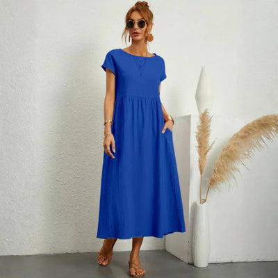 Elegante en comfortabele lange zomerjurk voor dames