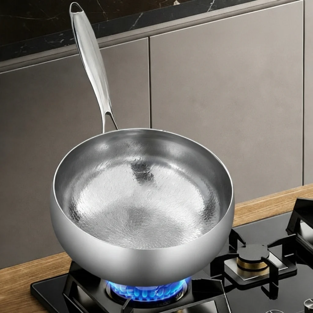 Kookpan - Diepe Antiaanbakpan voor Inductie en Gas