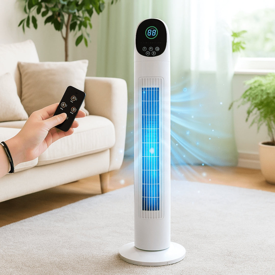 Draagbare airconditioner - Stille krachtige torenventilator voor woonkamer en slaapkamer