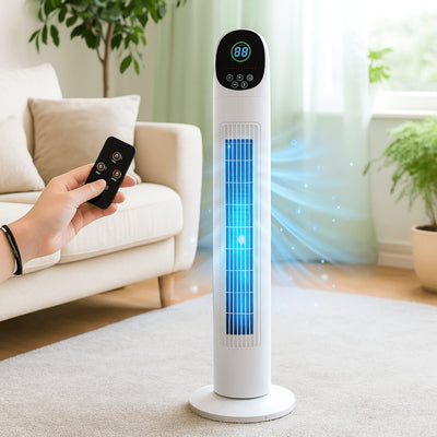 Draagbare airconditioner - Stille krachtige torenventilator voor woonkamer en slaapkamer