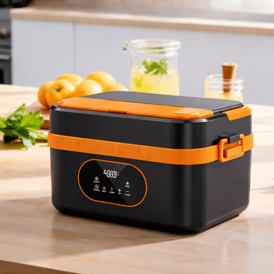Elektrische lunchbox - draadloos en zelf-verwarmend