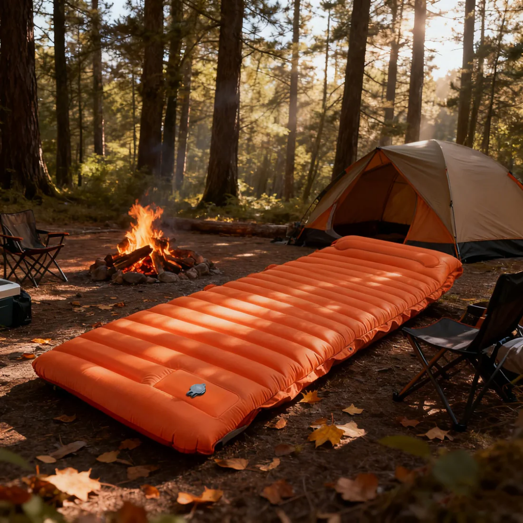 Opblaasbaar camping matras voor camping en outdoor