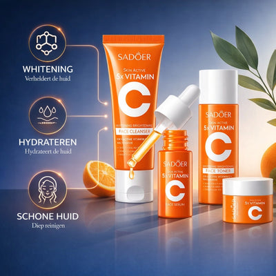 Vitamine C Skincare set - Complete Verhelderende Gezichtsverzorging