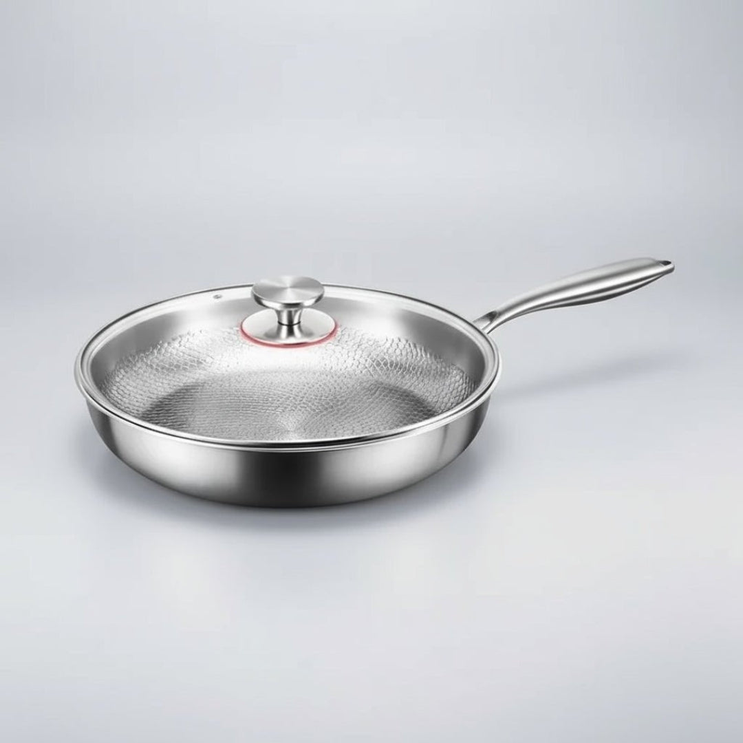 Titanium Pan - Gehamerde Anti Aanbak Koekenpan