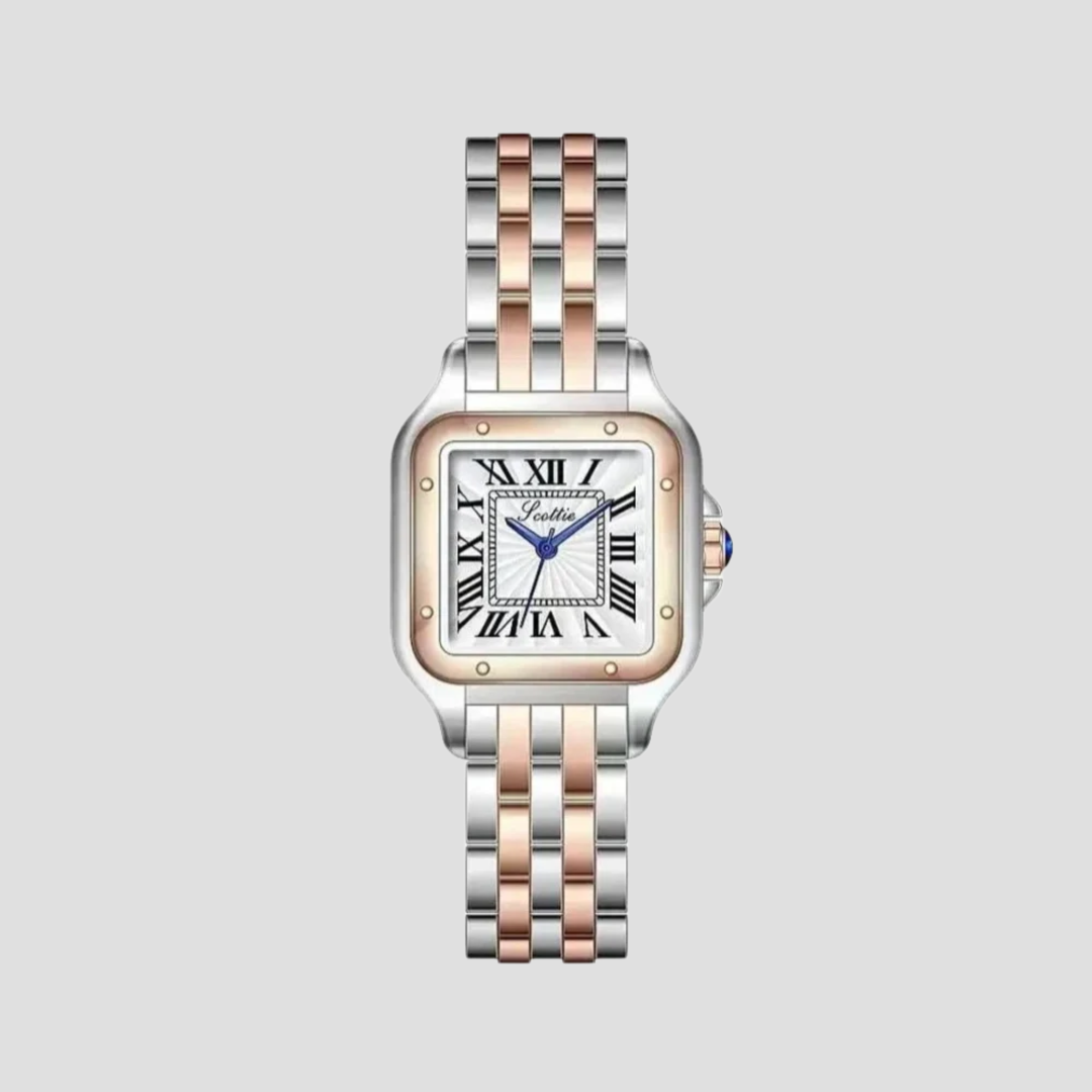 Dames Horloge - Elegante Vierkante Design - Veloura