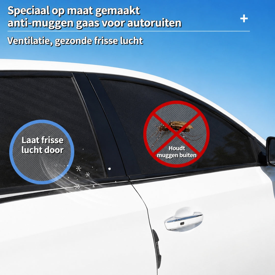 Beschermnet Autoraam - Universeel Raamhor Voor Auto