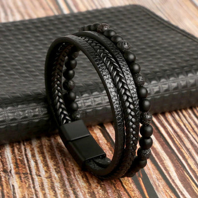 Heren Armband met Magnetische Sluiting - Vardeno