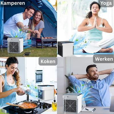 Mini Klíma - Kompakt USB Léghűtő személyes hűtéshez - CoolBreeze