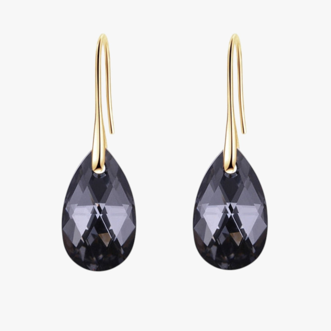 Dames Hangoorbellen van Saffierblauw Kristal