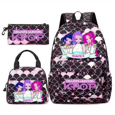 Kpop Rugzak - 3-delige Schooltas Set voor Fans