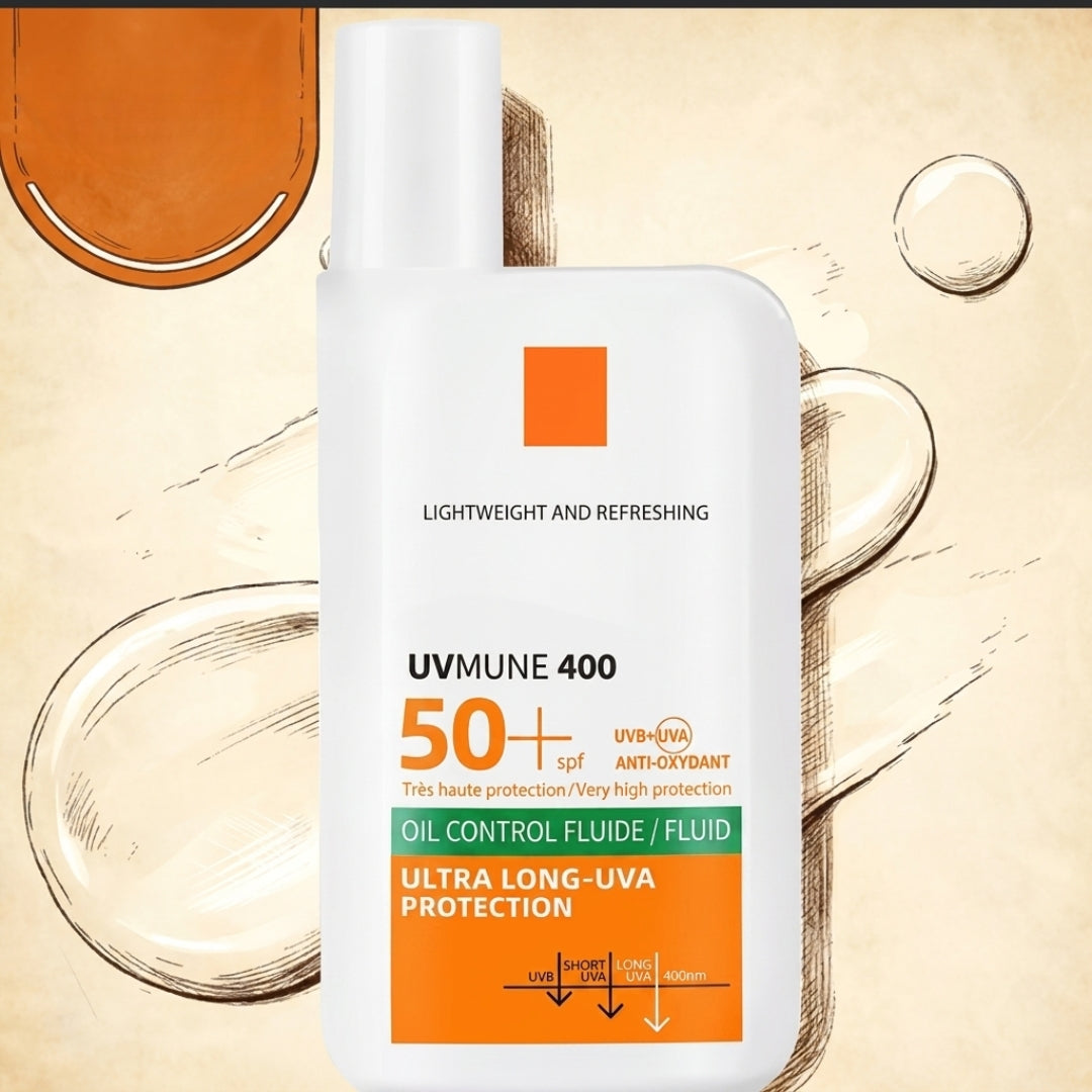 Zonnebrand - Lichte SPF50+ Zonbescherming
