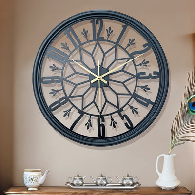 MYHOME® - Moderne Scandinavische Wandklok Van Metaal