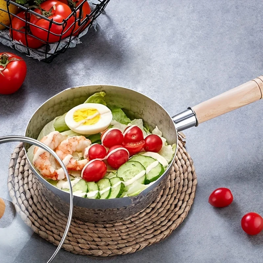 Roestvrijstalen pan - Elegante Koekenpan voor Dagelijks Koken
