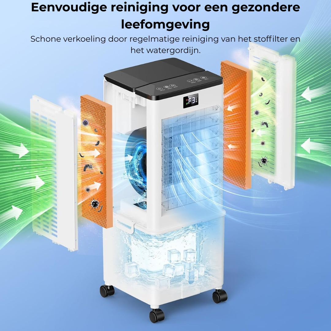 Draagbare Airconditioner - 4-in-1 Mobiele Verkoeling