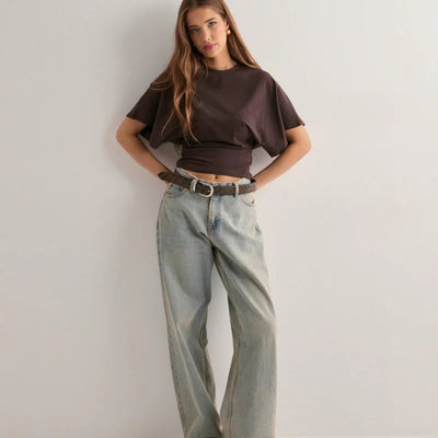 T-shirt met Wijde Mouwen - UrbanMuse