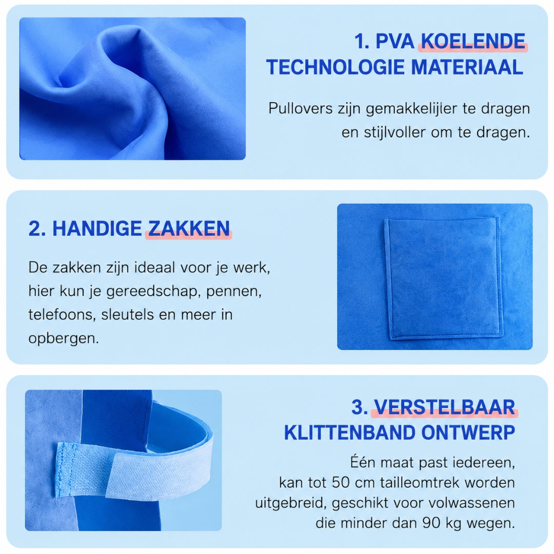 Koelvest - Verkoelend Vest Voor Warme Dagen