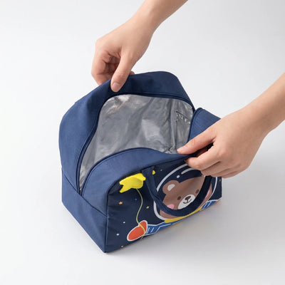 Lunchtas - Geïsoleerd Model met Speelse Dierenprint