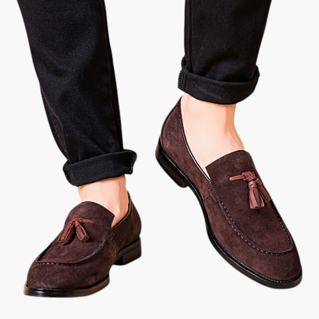 Heren Loafers - Instappers met Kwastje en Rubberen Zool