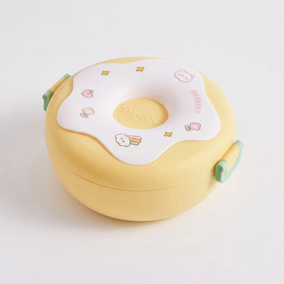 Lunch Box - Donutontwerp met 3 Vakken