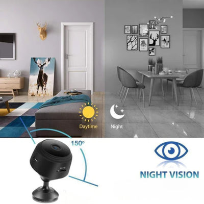 1080p WiFi Mini Camera - Slimme Draadloze Beveiligingscamera - HomeGuard