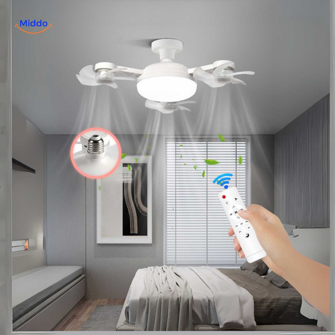 Ventilator Lamp - LED Plafondlamp met Ventilator - AeroGlow