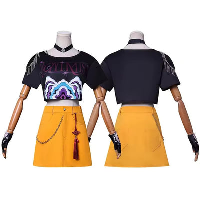 Kpop Mira Cosplay Kostuum - Complete Outfit met Pruik