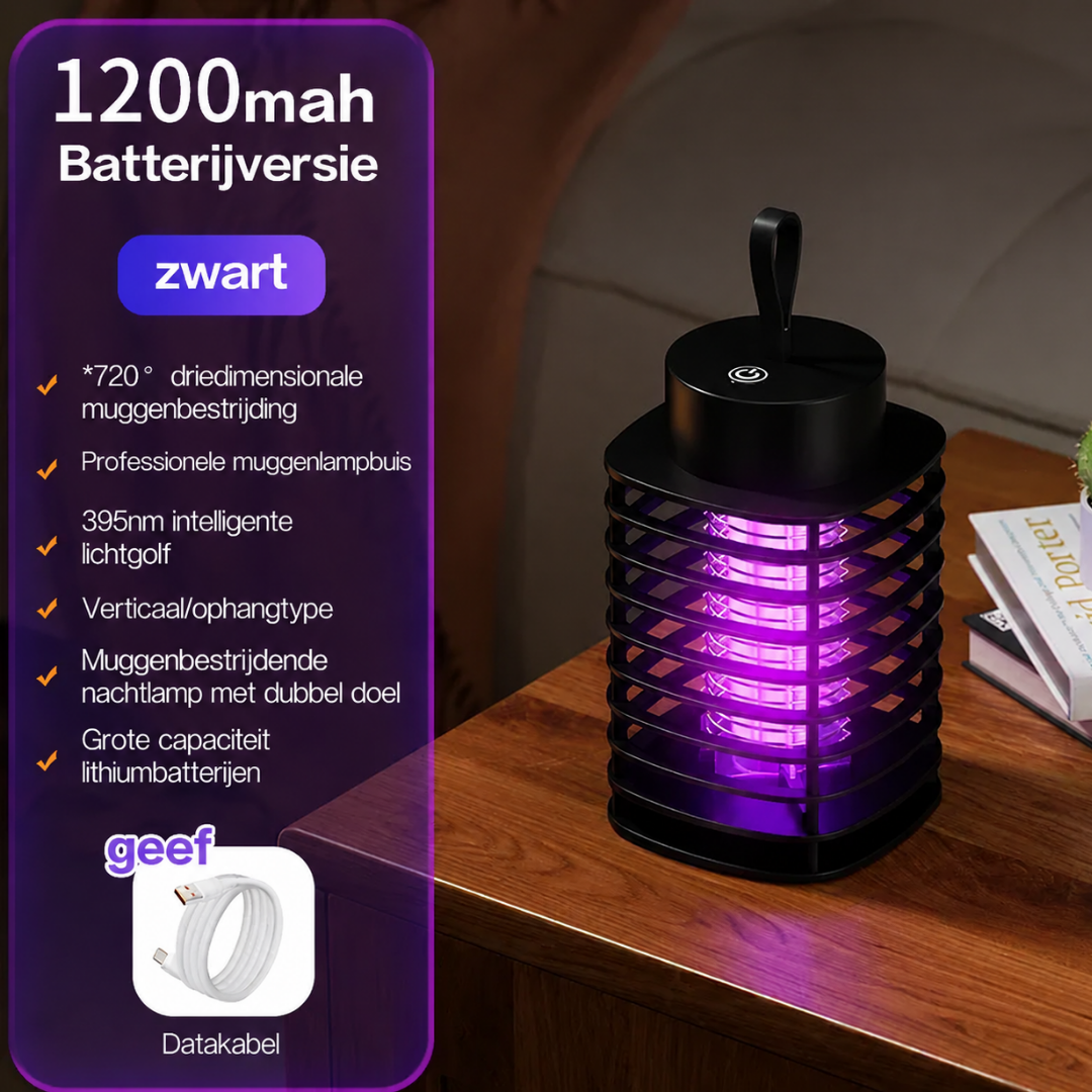 Muggenlamp - elektrisch met UV licht en stille werking