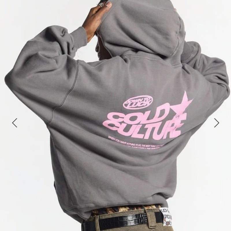 Hoodie - Oversized Streetwear met Grafische Print - UrbanEase