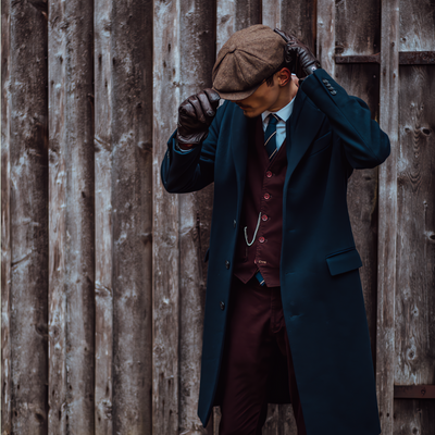 Shelby Elegante Vintage Herenhoed (Peaky Blinders)