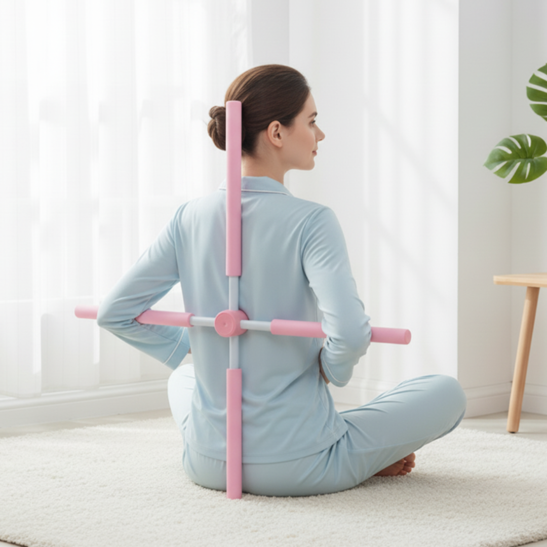 Bâton de yoga - Correction de la posture et soutien du dos